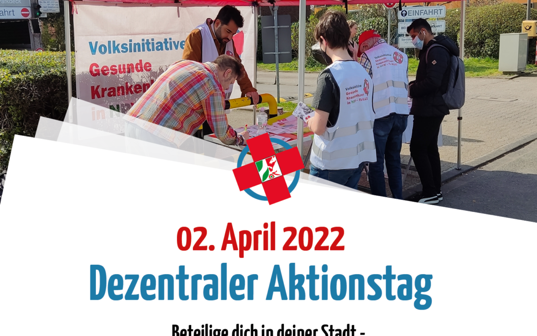 02. April 2022: Dezentraler Aktionstag in ganz NRW