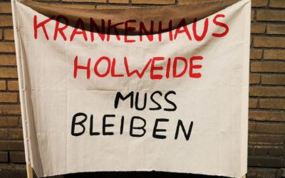 Versammlung des Einladerkreis von Betroffenen, BürgerInnen, Beschäftigen und GewerkschafterInnen für den Erhalt der Krankenhäuser Holweide und Amsterdamer Straße