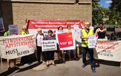 Demonstration für den Erhalt des Krankenhauses Holweide und der Kinderklinik Amsterdamer Straße! am 15. Juni 2024 ab 12 Uhr in Köln