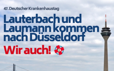 Save the date: Lauterbach und Laumann kommen nach Düsseldorf – wir auch! Aktion am 11. November 2024