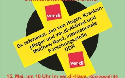Für ein Gesundheitswesen jenseits der kapitalistischen Profitlogik – Diskussionsveranstaltung am 15. Mai in Dortmund